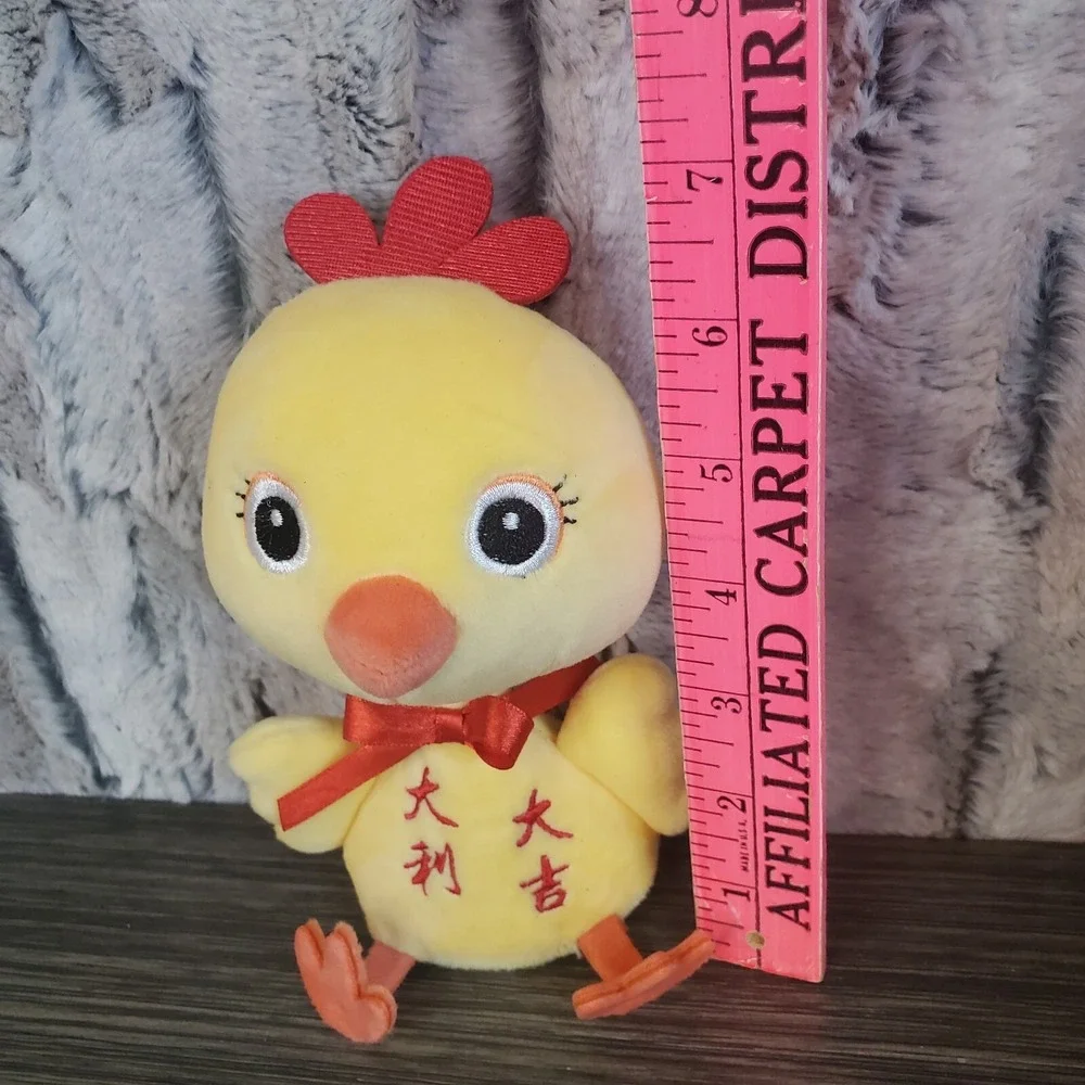 Metoo Yellow Plush Duck Bobblehead‎ Good Luck Stuffed Car Charm 7